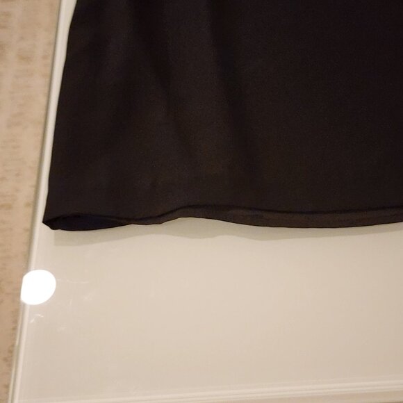 Excellent!!| US SZ 0| Banana Republic: Black&White Sleeveless Pleated A-line Dre - Picture 7 of 12